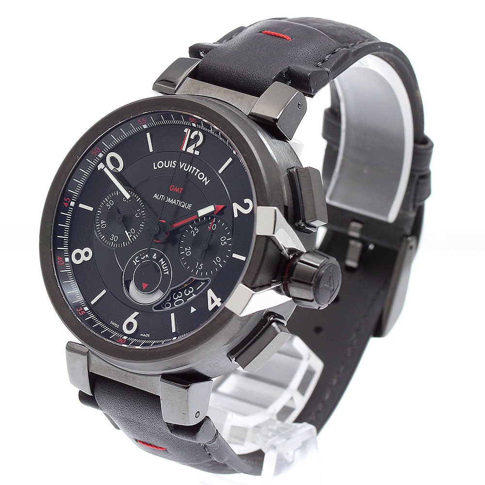 LOUIS VUITTON Tambour Evolution Q1058 GMT chronograph Automatic