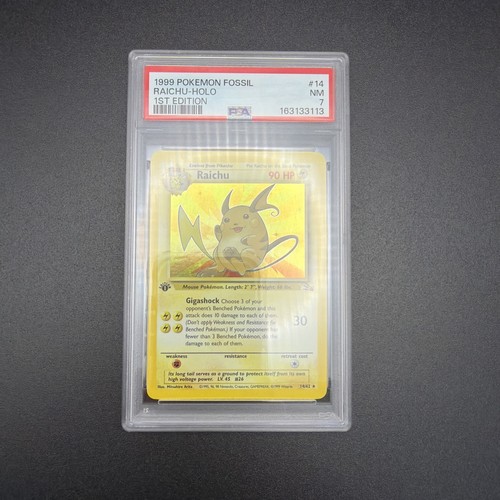 Raichu (1st Edition) graded PSA 7 for sale on eBay