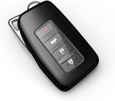 Tukellen for Lexus Key Fob Cover Premium Soft TPU Full Protection Black