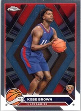 2023-24 Topps Chrome #18 Kobe Brown Clippers RC