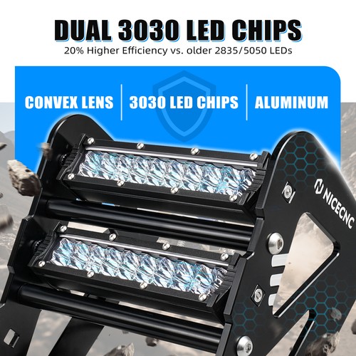 NICECNC Front Bumper With LED Lights Kit For Yamaha YFZ450R/RSE Special Edition - Picture 3 of 8