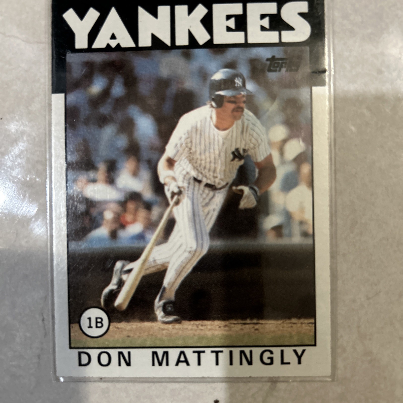 1986 Topps - Don Mattingly #180 Collector's Edition (Tiffany)