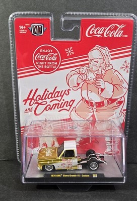 2025 M2 Machines Coca-Cola  Christmas 1976 GMC Sierra Grande 15  RARE