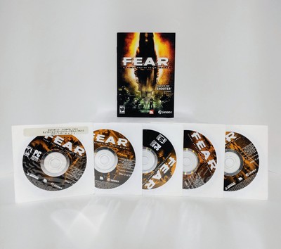 F.E.A.R PC 2005 Horror Video Game 5 Disk Set All Tested/Works!