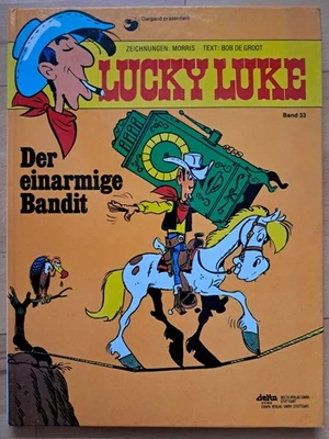 Lucky Luke Nr.33 von 1982 Der einarmige Bandit - ORIGINAL ERSTAUFLAGE HC Morris - Bild 1 von 3