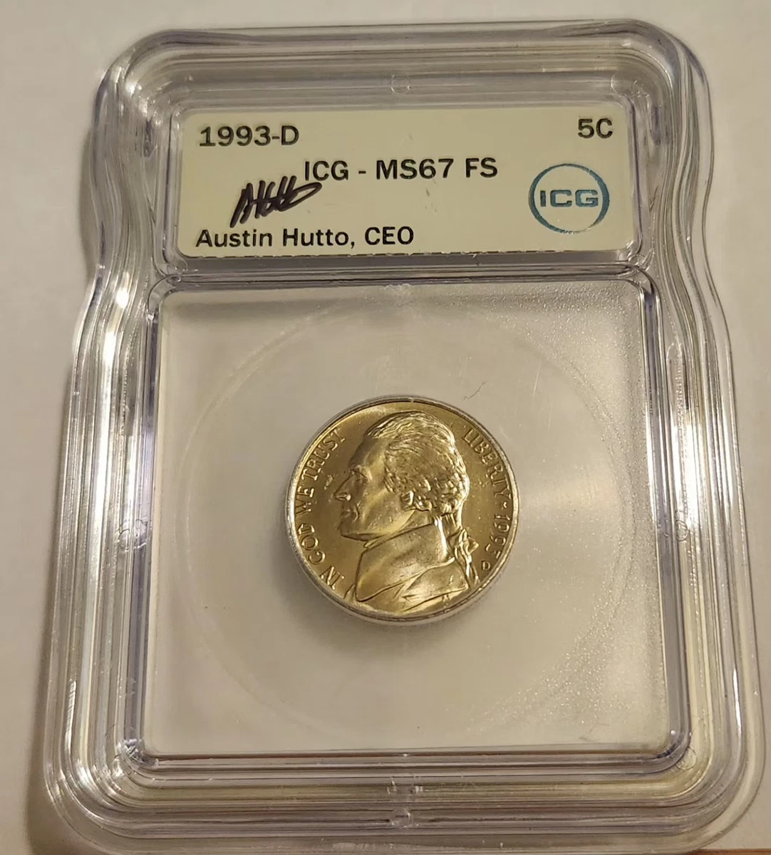 MS 67 Graded 1993 US Jefferson Nickels (1938-Now) for sale | eBay