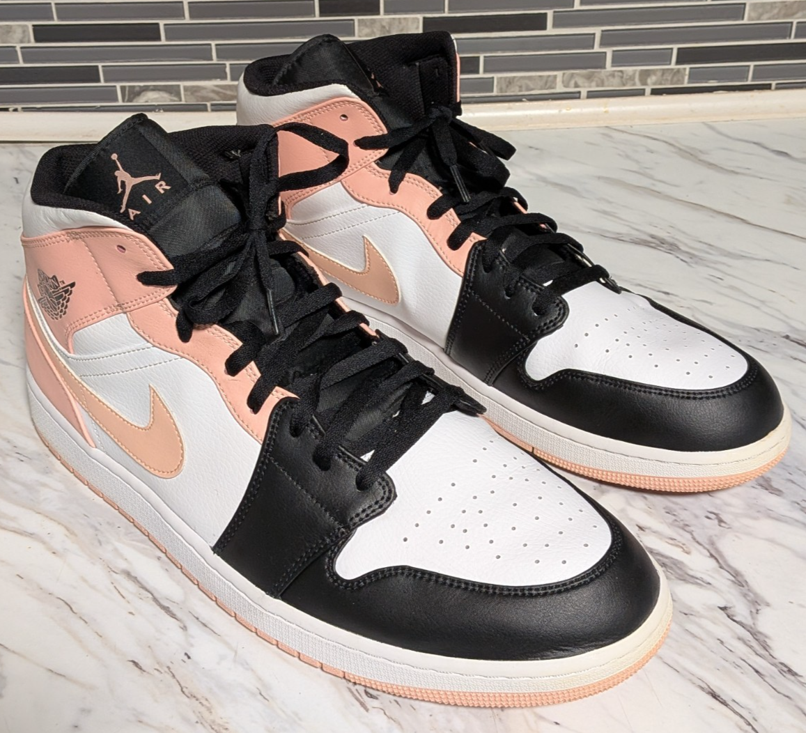 Nike Air Jordan Mid Crimson Tint Arctic Orange Black 554724-133