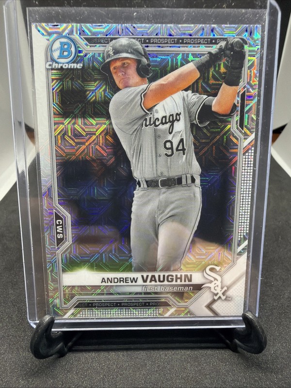 Andrew Vaughn 2021 Bowman Chrome Prospects Mojo