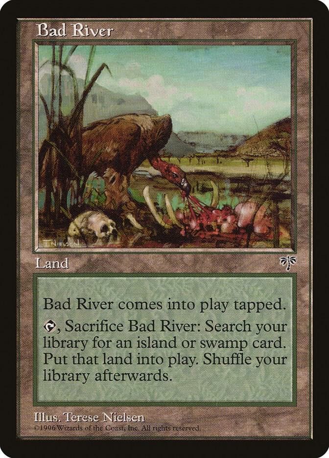 Bad River Uncommon Mirage Magic: The Gathering NM/M