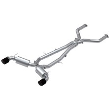 MBRP S44043CF Carbon Stainless Cat Back Exhaust Kit for 17-24 Infiniti Q60 3.0L