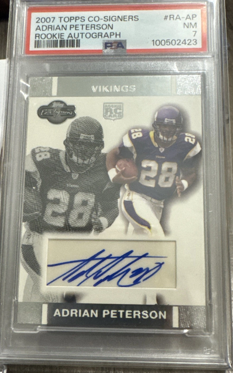 Adrian Peterson Topps CO-Signers Rookie Autograph #RAAP Base