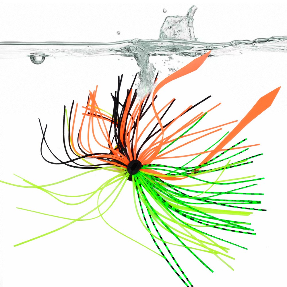 10 pcs Silicone Skirts Streamer Spinnerbaits Buzzbait Squid Rubber Fishing Lures - Image 11