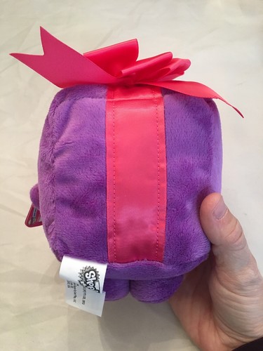 Shopkins Plush 6" Miss Pressy Purple Present With Pink Bow Super Soft - Picture 7 of 10