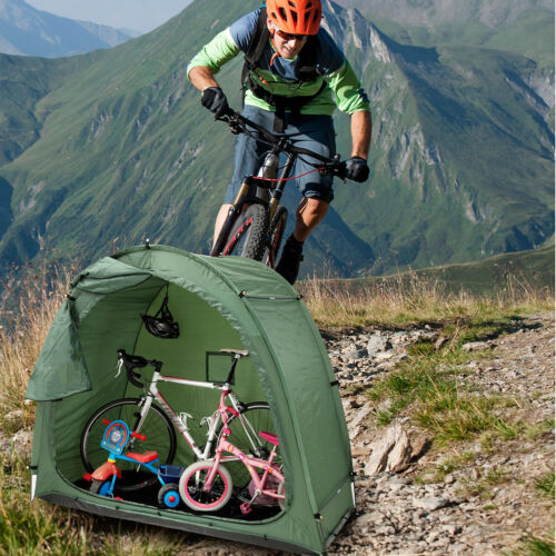Shed Bike Cave Tidy Tent Bicycle Garden Storage Cover Outdoor Shelter Travel - Picture 2 of 12