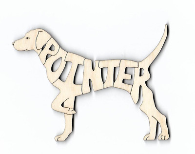Pointer English Pointer Dog laser cut wood Magnet