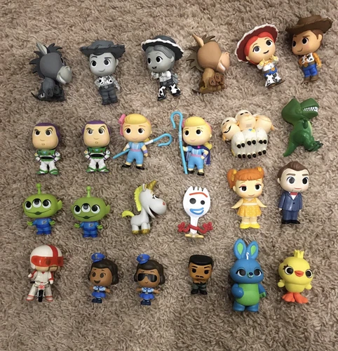 Funko Mystery Mini Disney TOY STORY 4  Complete Set Of 24 With Exclusives