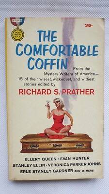 The Comfortable Coffin by Richard S. Prather, Fawcett Gold Medal Books VG 1960