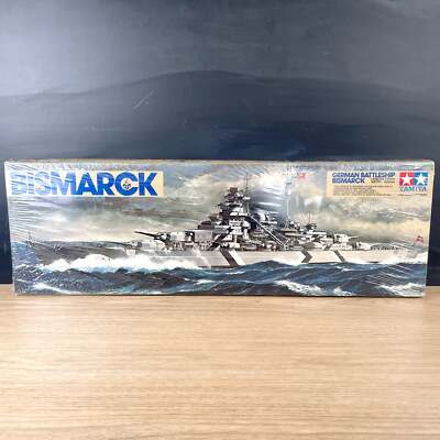 Tamiya German Battleship Bismarck scale 1:350 Model Kit NIB - 1970s vintage