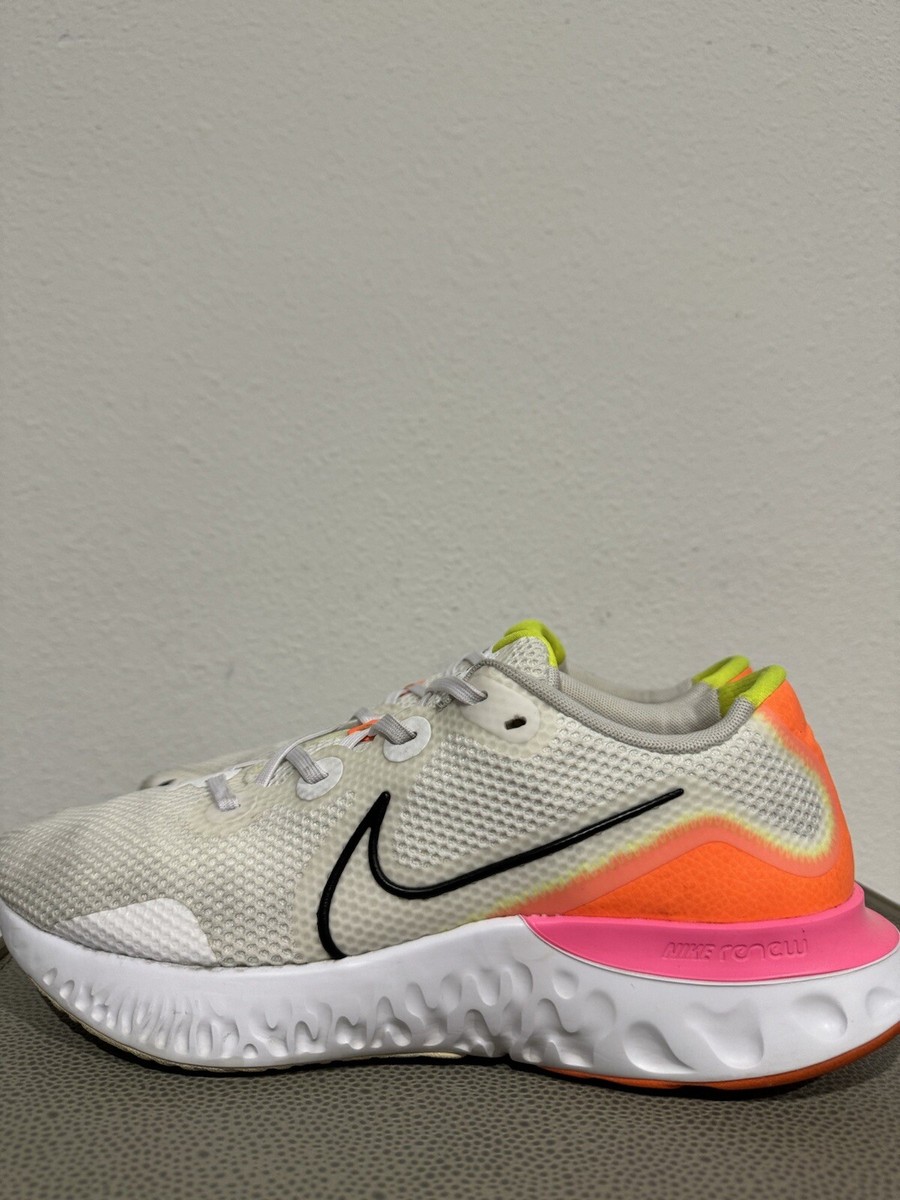 Nike Mens Renew Run CK6357-100 White Lace Up Low Top Running  display picture 3