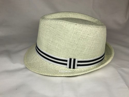 Mens Unisex Straw Fedora Hat Summer 