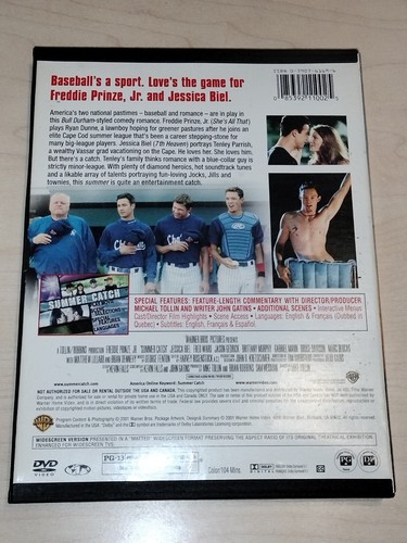 SUMMER CATCH - Freddie Prinze Jr. - Jessica Biel - DVD - Picture 2 of 2