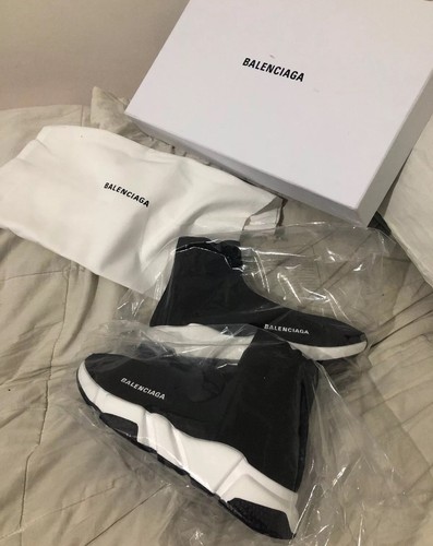 Balenciaga Speed Trainer Navy Rare Bump