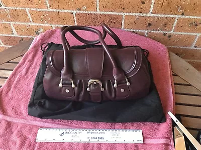 Annapelle Purple Leather Handbag Bags Gumtree Australia Annapelle Purple Leather Handbag