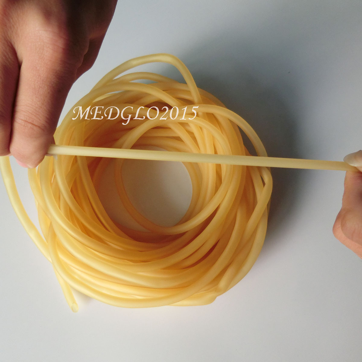 Tubes élastiques En Latex Naturel 2 Mètres Jaunes - Pour Auscultation, Garrot Médical