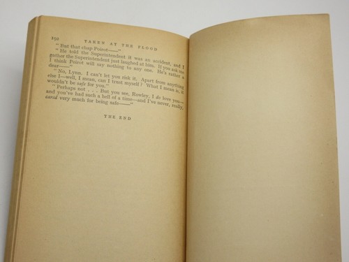Aufgenommen bei der Flut AGATHA CHRISTIE 1961 Hercule Poirot Vintage PB - Bild 7 von 7