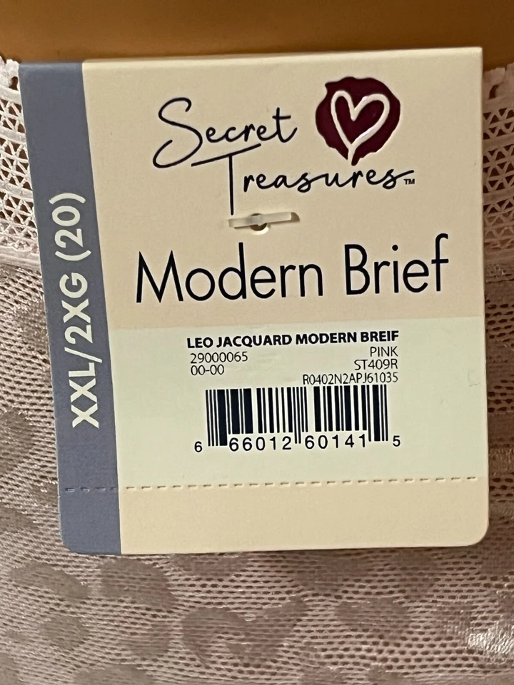 Secret сокровища современный бриф эластичной кружева розовый 2XL - Изображение 2 из 4