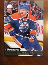 2017-18 UD Parkhurst Black Parallel SSP! #93 Oscar Klefbom