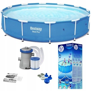 BESTWAY 366x76cm STEEL PRO 56416 Gartenpool Swimming-Pool ...