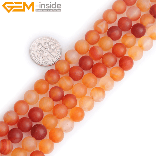 Natural Matte Aquamarine Mookaite Round Loose Spacer Jewellery Making Beads 15" - Picture 297 of 534