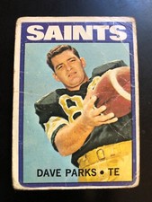 1972 Topps Saints Dave Parks Football Card #14