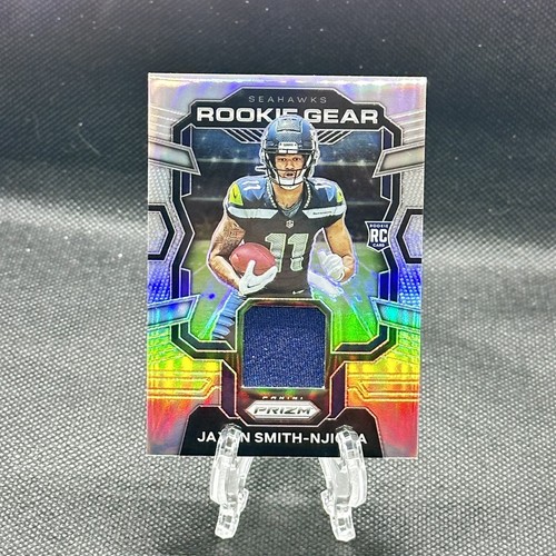 JAXON SMITH-NJIGBA PRIZM SILVER Jersey Patches And 5 Autos! - Picture 6 of 23