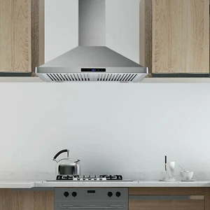 30 inch mur montage en acier inoxydable gamme Hotte Kitchen Vent Touch Control 700 CFM