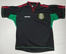 Mexico Soccer Football Jersey Federacion Mexicana De Futbol Asoc. A.C.  Black
