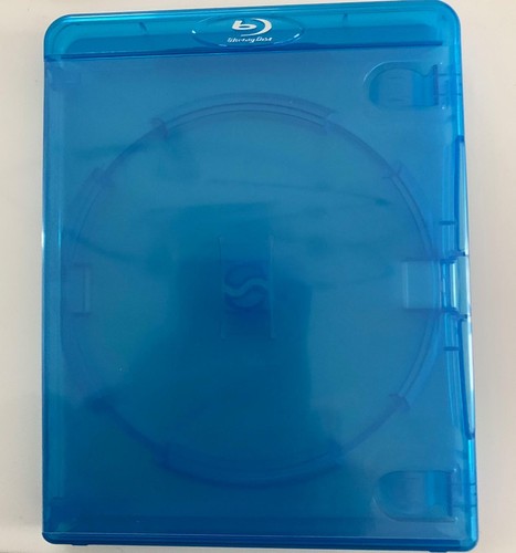 10 Custodie Amaray Blu-ray 15mm Trasparenti Blu: Doppio Foro, Con Clip Per Libretto, Qualità Alta - 3