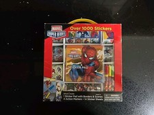 Marvel Avengers Sticker Pad Over 1000 Stickers  NEW IN BOX  NIB