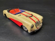 Vintage Bandai MGA Two Tone Convertible 1600 Mark II Tin Litho Friction Japan