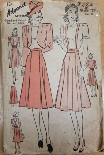 Advance Sewing Patterns Womens Teen bust size 29 31 32 34 36 38 39 40 42" U-Pick - Picture 3 of 176