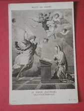 CPA Musée du Louvre - Le Sueur - Salutation Angélique