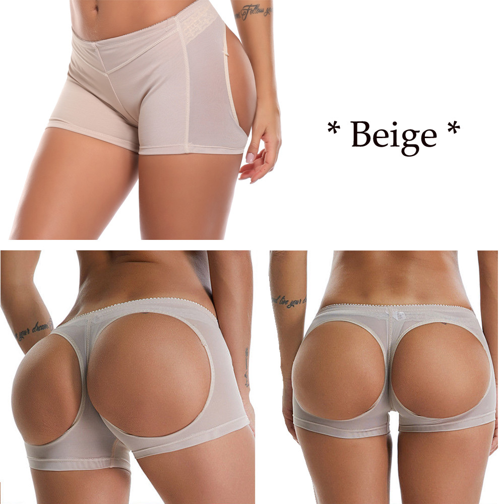 High Waist Sexy Padded Butt Lifter Panty Body Shaper Fake Hip Enhancer