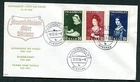 GERMANY SAAR 1956 VERY ATTRACTIVE PEOPLES HELP SCOTT B114-B116 FIRST DAY COVER