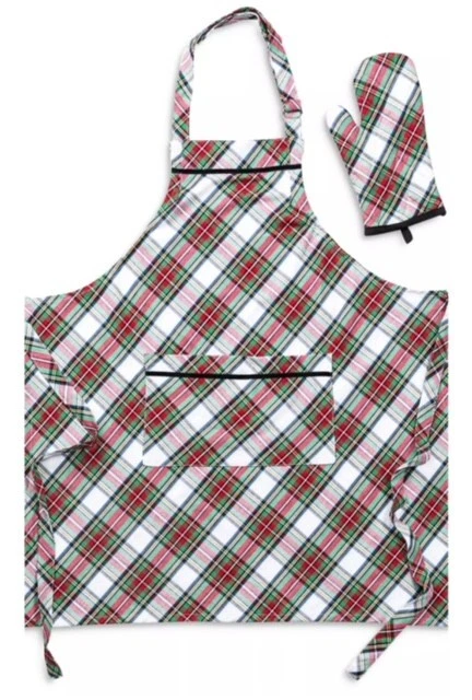 Juliska Stewart Tartan Apron & Oven Mitt - Thumbnail 3