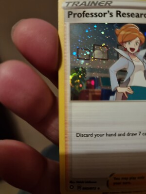 PokeShining Fates gorgeous swirlProfessors Research 060/072 (Cosmic Holo)
