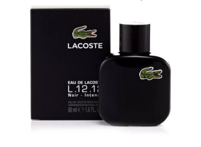 Lacoste L.12.12 Noir Intense 1.6 oz Eau de Toilette Pour Homme Spray Men
