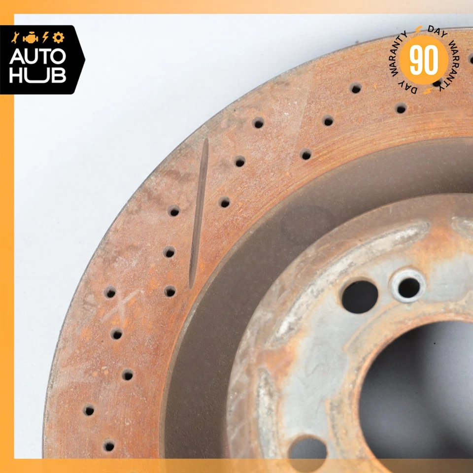 05-11 Juego de discos de rotor de freno trasero izquierdo y derecho Mercedes R171 SLK55 CLK55 AMG fabricante de equipos originales Foto 2 de 4