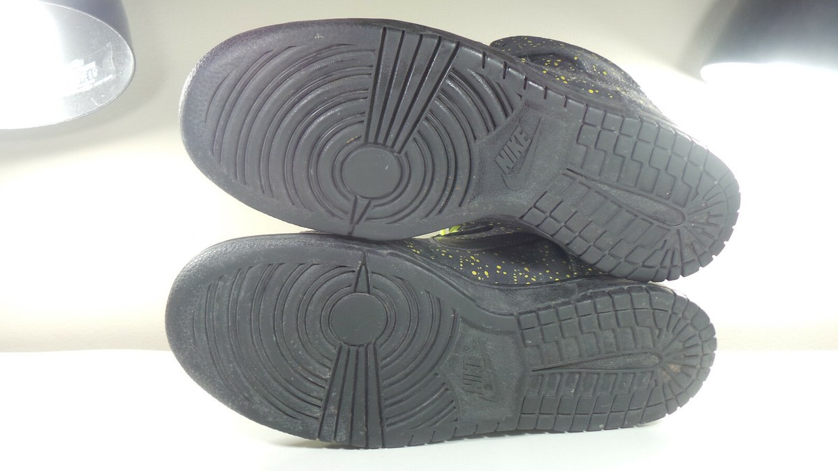 NIKE 2009 DUNK HI 306968 004 YELLOW SPLATTER 6 AIR FORCE MAX NIKE 2009 DUNK HI 306968 004 YELLOW SPLATTER 6 AIR FORCE MAX