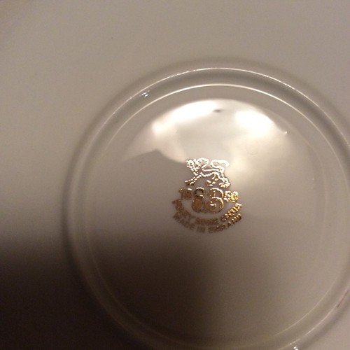 FOLEY BONE CHINA 1850 ● Tea Set ● 21 pieces ● England ● White ● Gold Rim - Picture 4 of 11